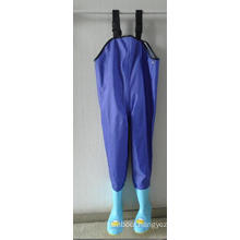 Blue Color Kids PVC Chest Wader PVC-002